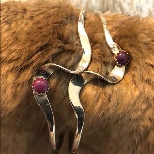 Handmade nickel silver bracelet